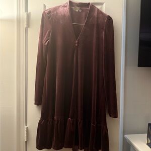 Taylor womens Velvet Mini Dress, 8